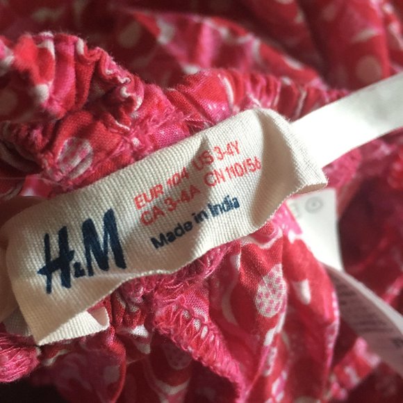H&M floral romper 3-4Y - Picture 8 of 8